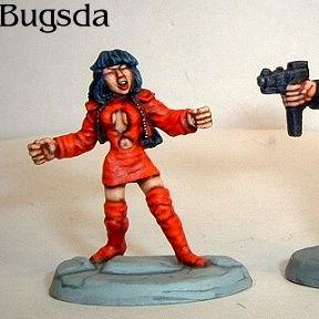 Old Shadowrun minis by Bugsda