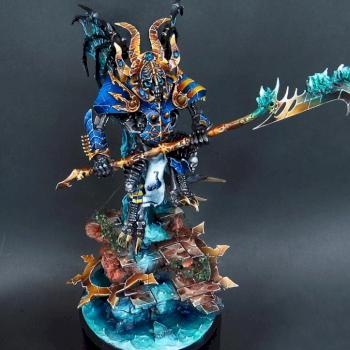 Morghast Archai converted to CSM Thousand Sons Daemon Prince by Shizune