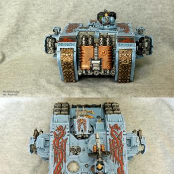 Space Wolves Land Raider Crusader by Mr.Wednesday