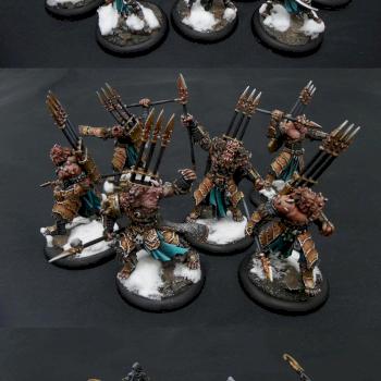 Legion of Everblight units by Jolly Roger Studio