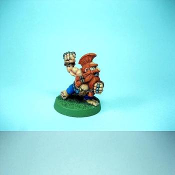 Blood Bowl Dwarf Slayer by Madzi