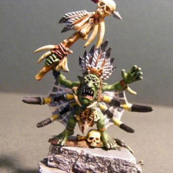 Forest Goblin Shaman by mikesminis