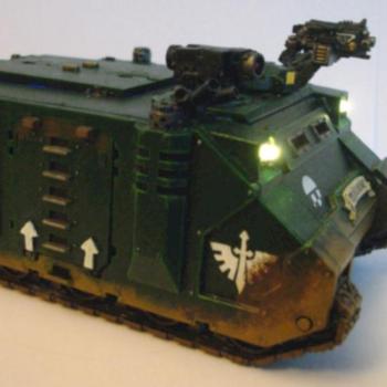 Dark Angels Rhino by Valorus