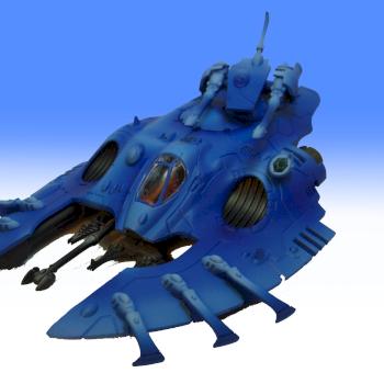 Eldar Wave Serpent by Krusewarlock