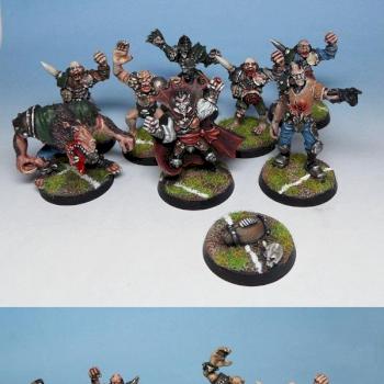 Necromancer Bloodbowl Team by Wickedcarrot