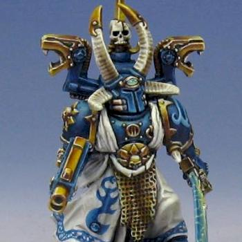 Chaos Space Marine Tzeentch Sorcerer by Celthulhu