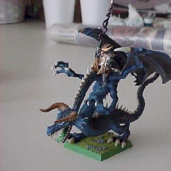 Dark Elf Lord On Dragon by Optimates