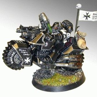 Black Templar Biker by hhell