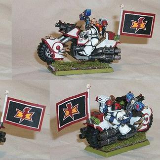 White Scar Veteran Sergeant on Bike by dmancrock