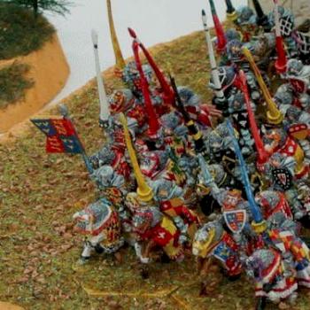 15mm mounted knights (Demonworld) by Kolja