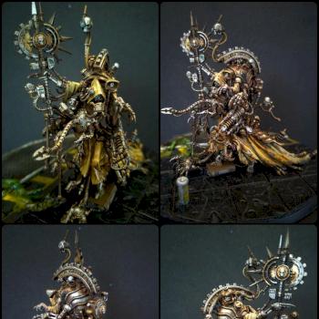 Belisarius Cawl W40K in Grimdark Style by statistx