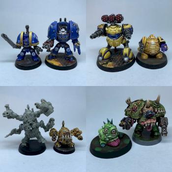 Wereweevil Miniatures montage by wereweevil