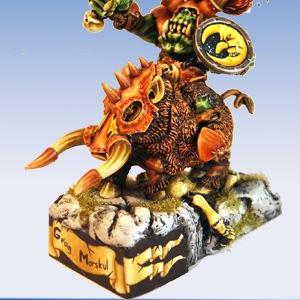 Grotfang, mounted orc warlord by atelierdesfigurines