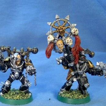 Some of my Chaos Space Marines (Undivided) by Silverthorn