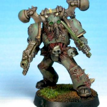 Death Guard Plague Marine by kickboxer