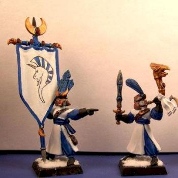 High Elf Archers - Command by KatieG