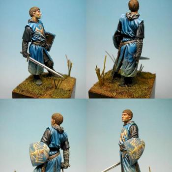 knight from elite miniatures by guillaume