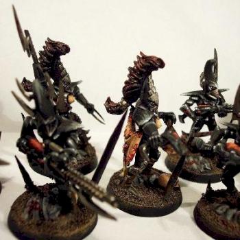 A dark eldar squad by SAINT