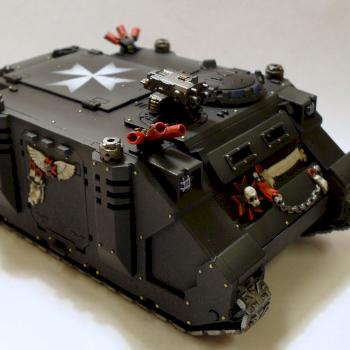 Black Templar Rhino by ashdown