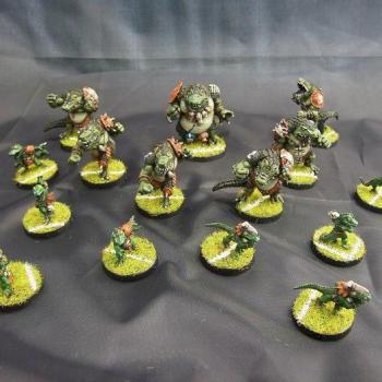 Blood Bowl Gators by Ministry of Paint