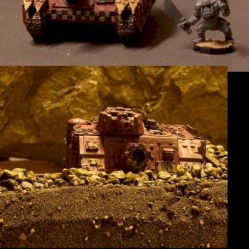 ork looted tank by xzantrax