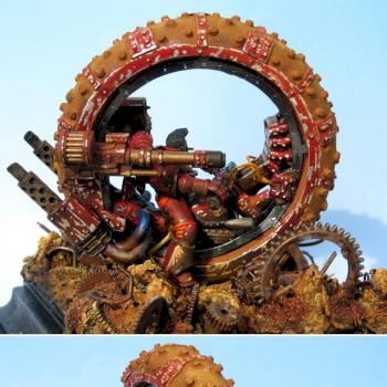 Space marine mono-wheel bike by lord sith alucard