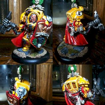 Captain Lysander of the Imperial Fists by DarianZG