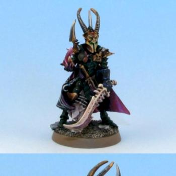 Dark Eldar Archon by green stuff