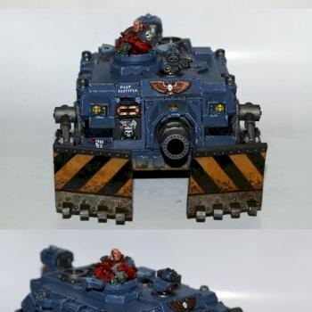 Dark Praetorians Space Marines - Vindicator by PhobosPL