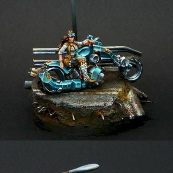 Penthesilea Amazon Biker Special Edition by HopeRiver