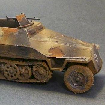 WWII German halftrack by Yaum