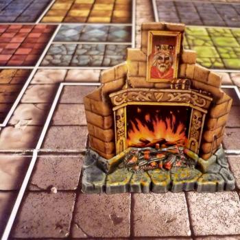 Heroquest fireplace - furniture by b3r53rk