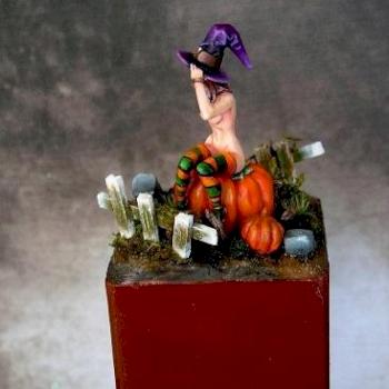 Helloween Girl more view by Beerzerks Painting