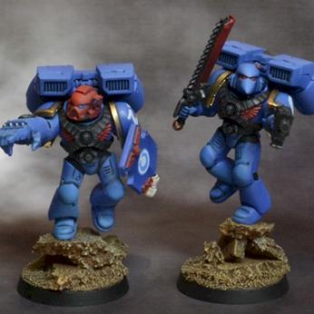 Space Marine Assault Squad by Cliff1995