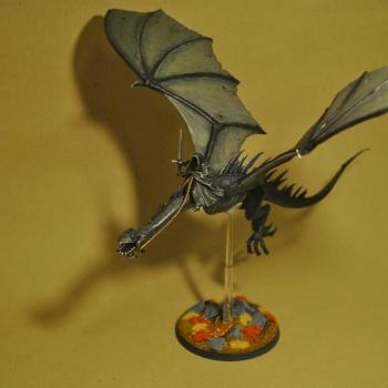 Winged Nazgul (Ringwraith on a fell beast) by FeldungAnfauglir