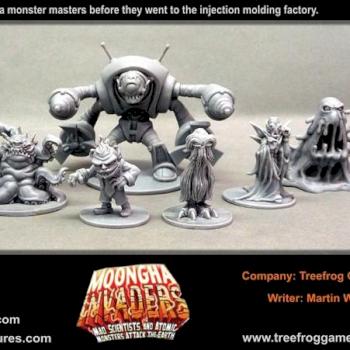 Moongha Invader (boardgame) Monsters by Gary Hunt Miniatures