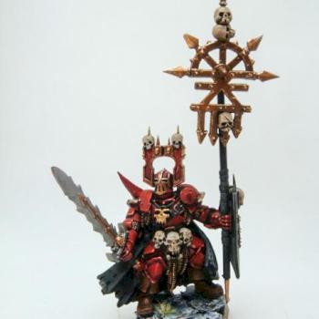 Chaos Khorne Standard Bearer by AlexG