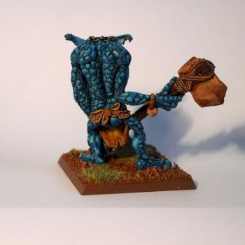 Orcs & Goblins Stone Troll with Great Axe by awm