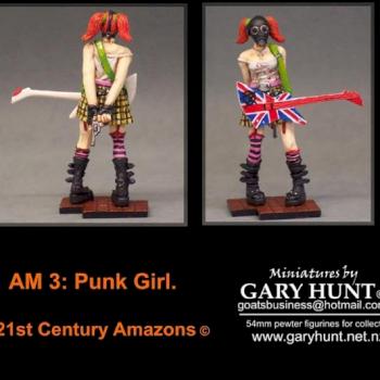 Punk Girl. by Gary Hunt Miniatures