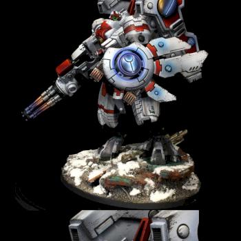 TAU XV104 RIPTIDE BATTLESUIT by Savagemind666