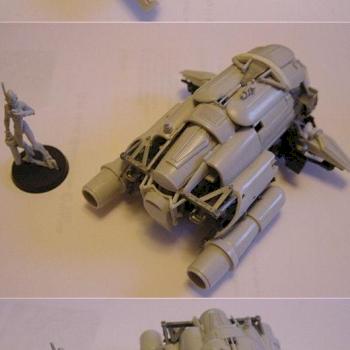 Scratch built Tau (ish) scout ship by tgee