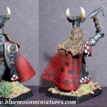 Cow Head by blue moon miniatures by bluemoonminiatures