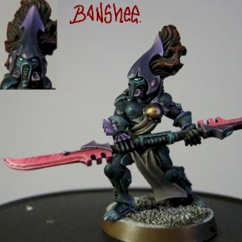 new and better pic of my banshee eldar exarch by Banshee