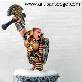 Female Dwarf Warrior from Chainmail by The Artisan