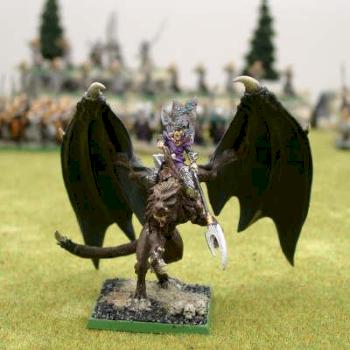 beastmaster on manticore by Lord Malekith