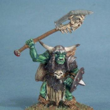 Orc with Warlord Axe by Cerridwyn1st