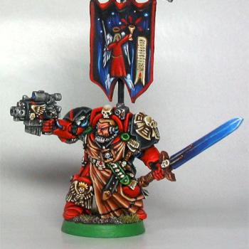 Brother Captain Lutio of the Blood Angels by Fenran