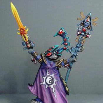 Eldar Phoenix Lord by blue moon miniatures by bluemoonminiatures