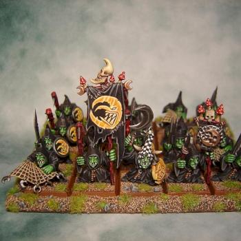 Night Goblin Regiment by .Kabuki.