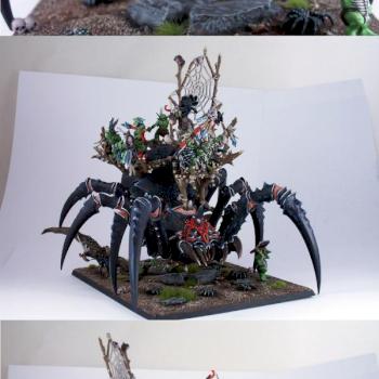 Warhammer Ors & Goblins Arachnarok Spider by krom1415